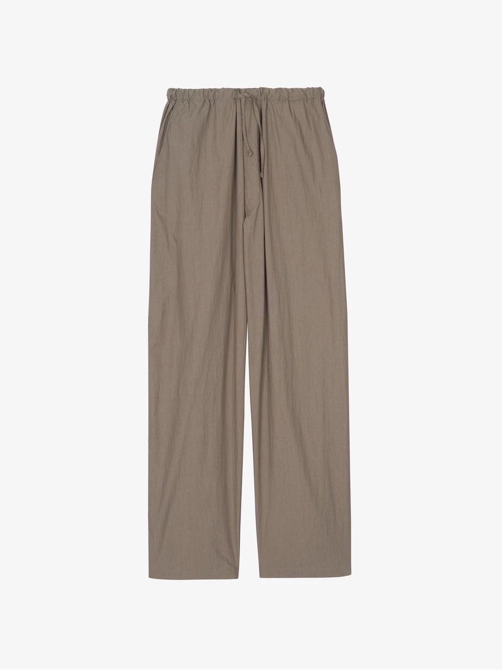 The Frankie Shop Straight-Leg Pants In Taupe